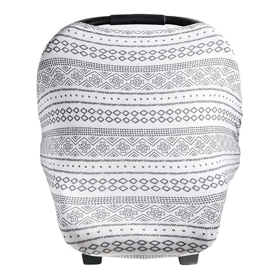 Copper Pearl Multi-Use Cover: Car Seat Covers, Nursing Cover, and Stroller Cover for Sun - Stretchy Fabric, All-Season Use, Stylish Designs, Easy Access for Moms - Westyn