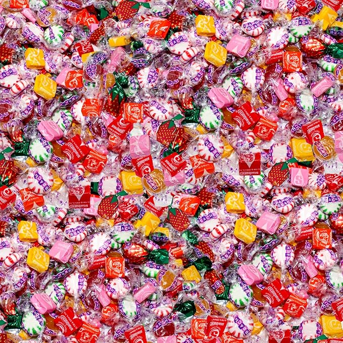 ASSORTIT X Starburst Collab Holiday Bulk Special Assorted Starbursts & Hostess Mix Fruit Pops 9.75 Lb Bulk Soft Chewy & Hard Candy Mixed Assortment Value Pack 700 Pcs (140 oz)