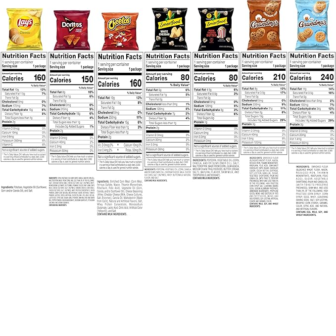 Frito Lay Ultimate Snacktime Mix with Grandma's and Classic Snacks, (Pack of 40) (Packaging May Vary)