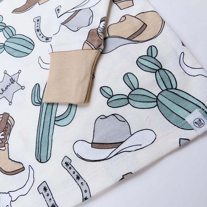 HonestBaby 2-Piece Pajamas Sleepwear Pjs 100% Organic Cotton for Baby, Toddler, Kids, Boy