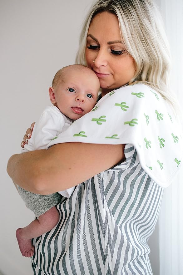 Copper Pearl Baby Burp Cloth Large 21''x10'' Size Premium Absorbent Triple Layer 3-Pack Gift Set “Phoenix