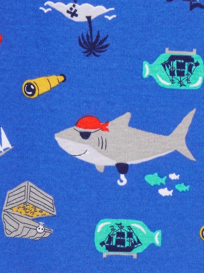 Simple Joys by Carter's Toddlers and Baby Boys' Snug-Fit Footed Cotton Pajamas, Pack of 3