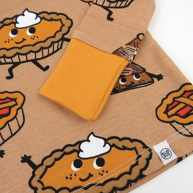 HonestBaby Classics 2-Piece Pajamas Sleepwear Pjs 100% Organic Cotton for Baby, Toddler, Kids