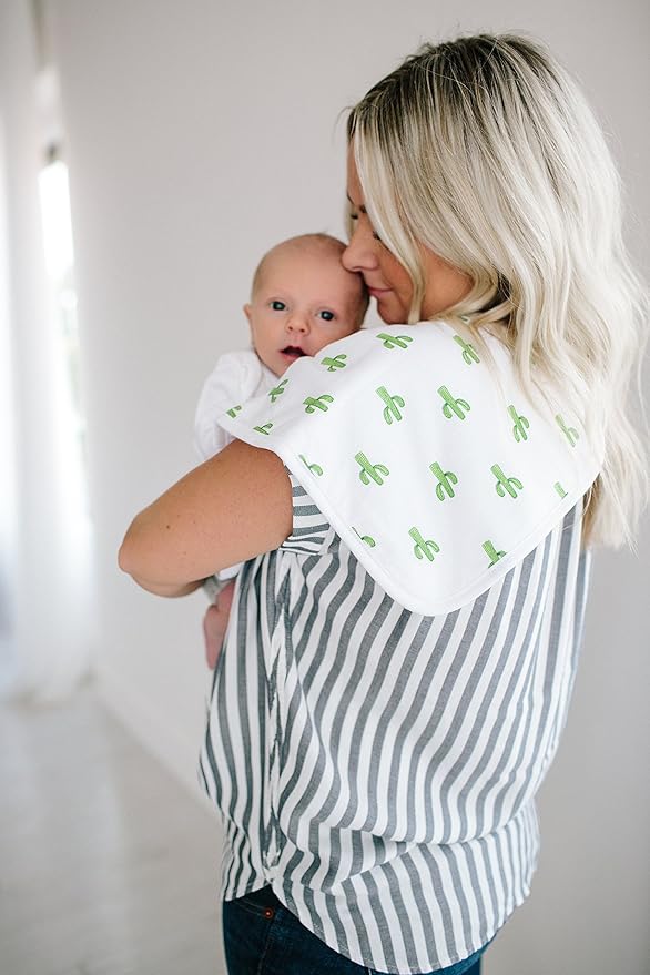 Copper Pearl Baby Burp Cloth Large 21''x10'' Size Premium Absorbent Triple Layer 3-Pack Gift Set “Phoenix