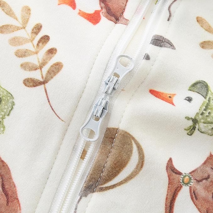 Baby Boy Girl Romper Short Sleeve 100% Cotton Bodysuit Outfits 2 Way Zipper Jumpsuit