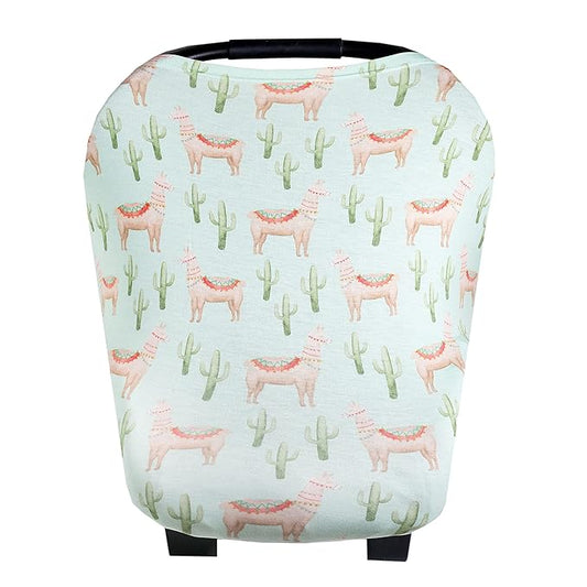 Copper Pearl Multi-Use Cover: Car Seat Covers, Nursing Cover, and Stroller Cover for Sun - Stretchy Fabric, All-Season Use, Stylish Designs, Easy Access for Moms - Cusco