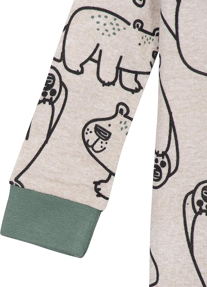 Gerber baby-boys 2-pack Snug Fit Footed Cotton Pajamas