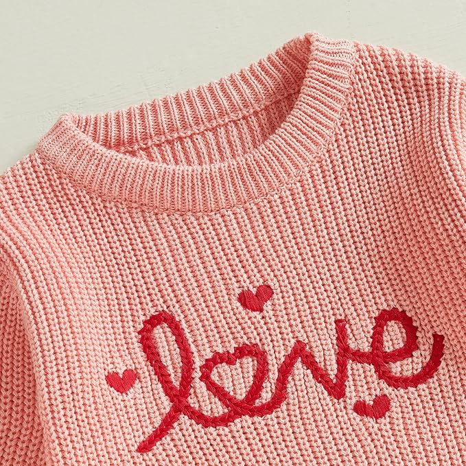 FYBITBO Baby Girl Boy Sweater Knit Oversized Pullover Sweatshirt Romper Onesie Warm Fall Winter Clothes Outfit Newborn