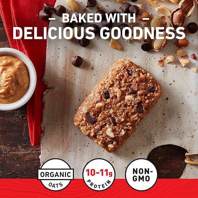 CLIF BAR - Variety Pack - 4 Flavors - Made with Organic Oats - Energy Bars - Non-GMO - Plant Based Protein Bars (12 Pack)