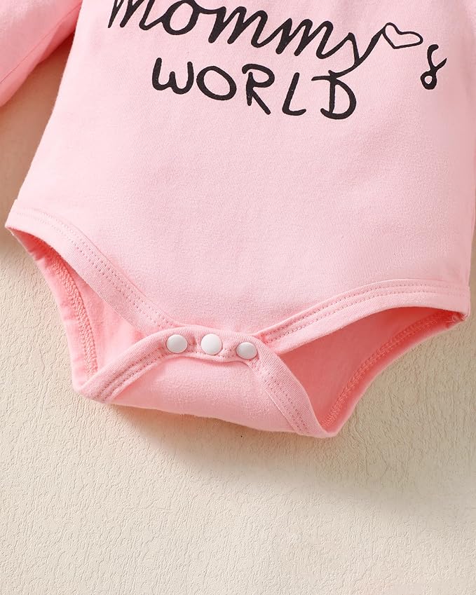 Renotemy Newborn Baby Girl Clothes Outfits Infant Romper Ruffle Floral Pants Cute Toddler Baby Girl Clothes Set