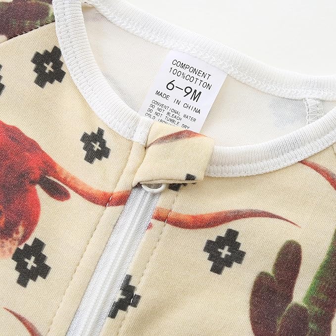 Baby Boy Girl Romper Short Sleeve 100% Cotton Bodysuit Outfits 2 Way Zipper Jumpsuit