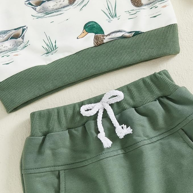 CIYCUIT Toddler Baby Boy Clothes Long Sleeve Sweatshirt Pants Set Fall Winter Outfits