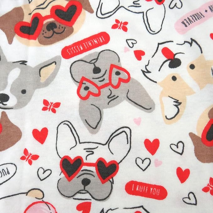 HonestBaby unisex-baby Celebration 2-piece Pajamas Sleepwear Pjs 100% Organic Cotton for Baby, Toddler, Kids