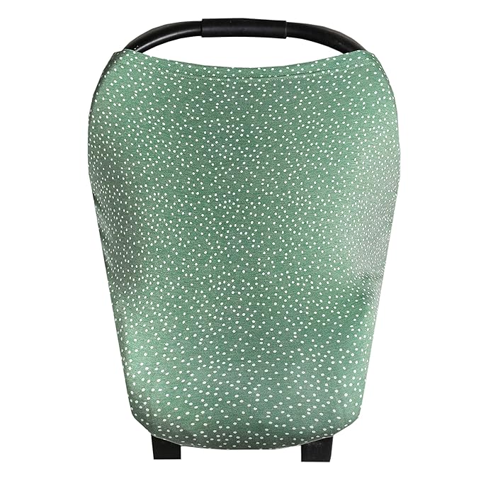 Copper Pearl Multi-Use Cover: Car Seat Covers, Nursing Cover, and Stroller Cover for Sun - Stretchy Fabric, All-Season Use, Stylish Designs, Easy Access for Moms - Juniper