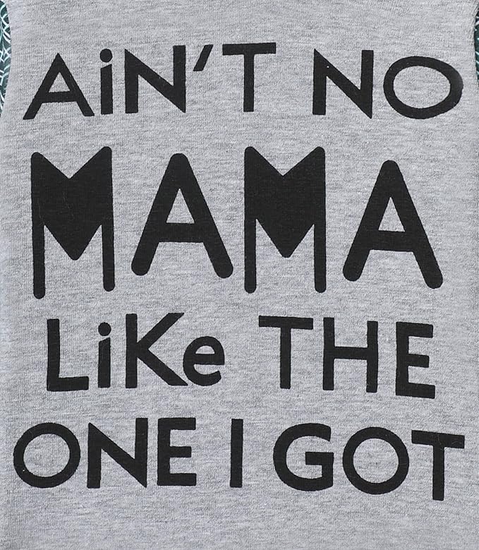 Fommy Newborn Baby Boy Clothes Plaid Letter Print Long Sleeve Hoodies + Long Pants 2PCS Fall Winter Outfits Set