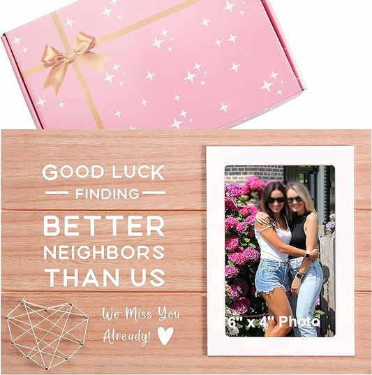 Good Luck Finding Better Neighbors Than Us-Neighbor Moving Away Gift-neighbour Farewell Gift-neighbour Goodbye Present-Funny Neighborhood Present-Picture Frame Photo Frame Present