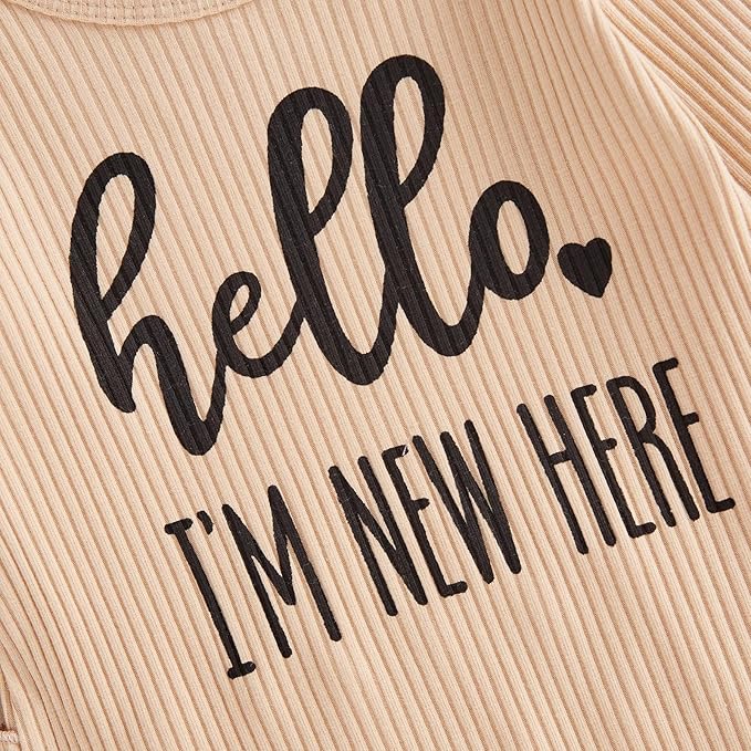 Newborn Girl Clothes Baby Girl Coming Home Outfit Zipper One-piece Outfits Ruffle Footie Bodysuit Jumpsuit Headband