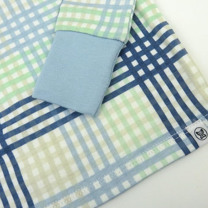 HonestBaby 2-Piece Pajamas Sleepwear Pjs 100% Organic Cotton for Baby, Toddler, Kids, Boy