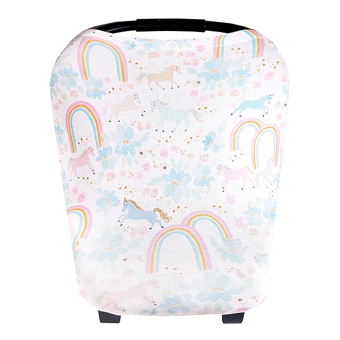 Whimsy Copper Pearl Multi-Use Cover: Car Seat, Nursing, Stroller - Stretchy Fabric, All-Season, Stylish Designs, Easy Access for Moms