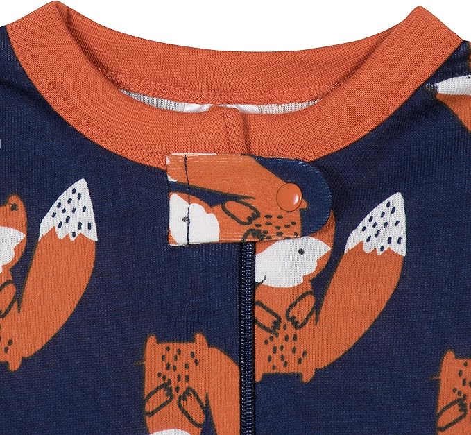 Gerber baby-boys 2-pack Snug Fit Footed Cotton Pajamas