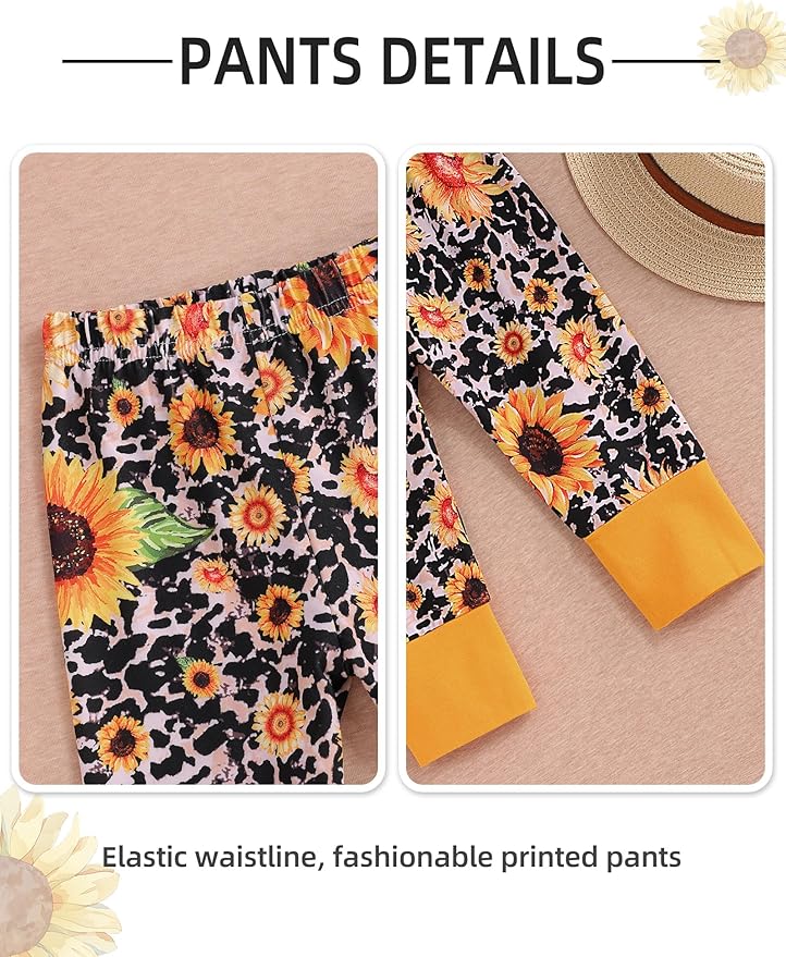 oklady Toddler Baby Girl Clothes Solid Color Ruffle Tops Floral Pants with Headband Fall Winter Cute Girl Outfits