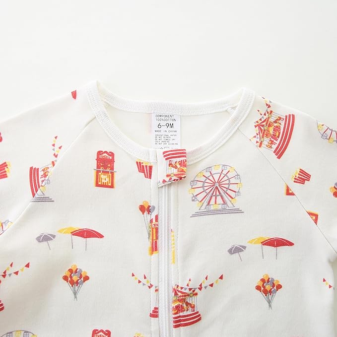 Baby Boy Girl Romper Short Sleeve 100% Cotton Bodysuit Outfits 2 Way Zipper Jumpsuit