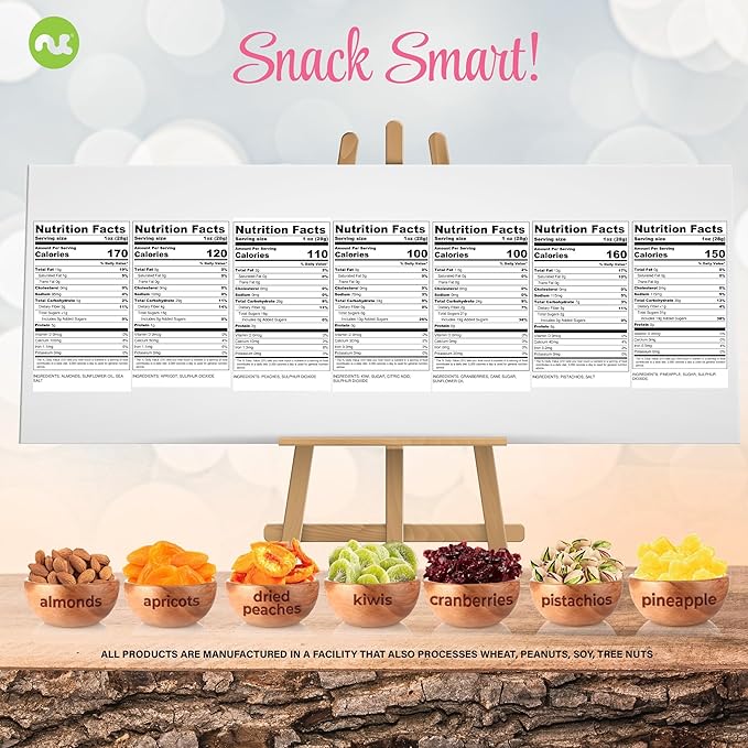 NUT CRAVINGS Gourmet Collection - Easter Treats, Candies & Dried Fruit Nuts Gift Basket with Happy Easter Ribbon, Candy Filled Egg + Bunny (7 Piece Assortment)