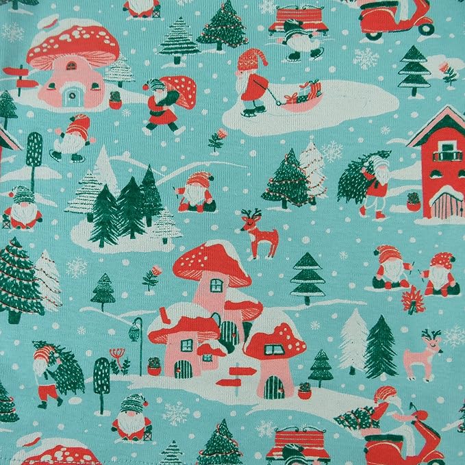 HonestBaby 4 Piece Pajamas Sleepwear Pjs 100% Organic Cotton for Infant Baby and Toddler Boys, Girls, Unisex