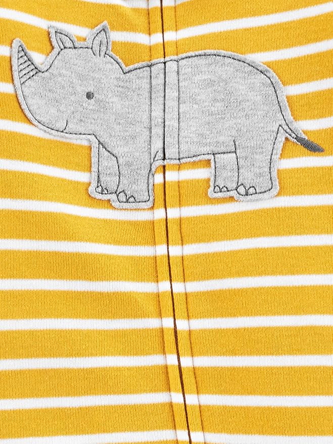 Simple Joys by Carter's Baby Boys' 2-Way Zip Thermal Footed Sleep and Play, Pack of 2