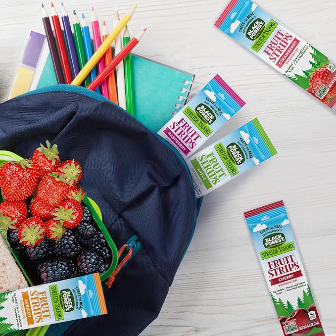 Black Forest Stretch Island Fruit Strips Variety Pack, 12 Count