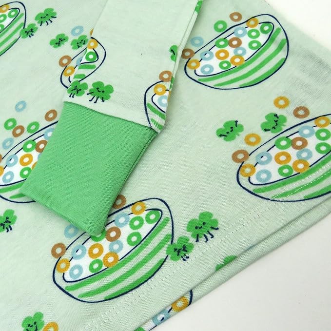 HonestBaby unisex-baby Celebration 2-piece Pajamas Sleepwear Pjs 100% Organic Cotton for Baby, Toddler, Kids