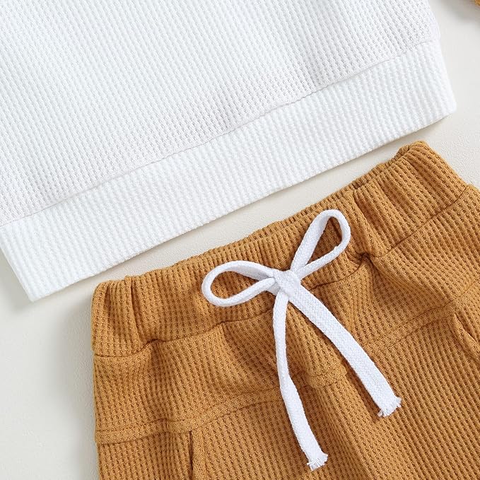 CIYCUIT Toddler Baby Boy Clothes Long Sleeve Sweatshirt Pants Set Fall Winter Outfits