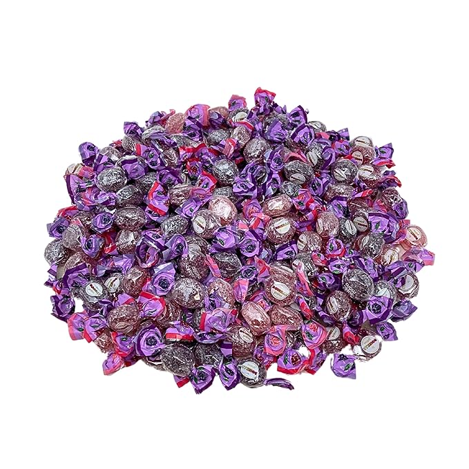 Premium Italian Berry Jelly Candies - 2.25lb 4 Flavors Berry Assortment - Vegan, Gluten Free, Natural Flavors, Individually Wrapped, Perfect For Celebrations & Gifting Bulk (36 Oz) Made In Italy