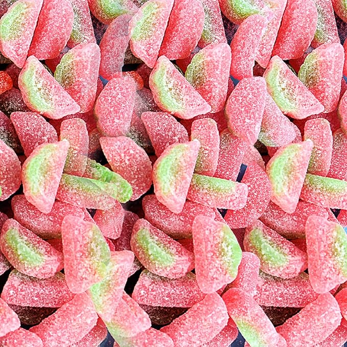 SOUR PATCH KIDS Original, SOUR PATCH KIDS Watermelon, and SWEDISH FISH Mini Soft & Chewy Candy Variety Pack, Family Size, Bulk Candy, 3-1.8 lb Bags