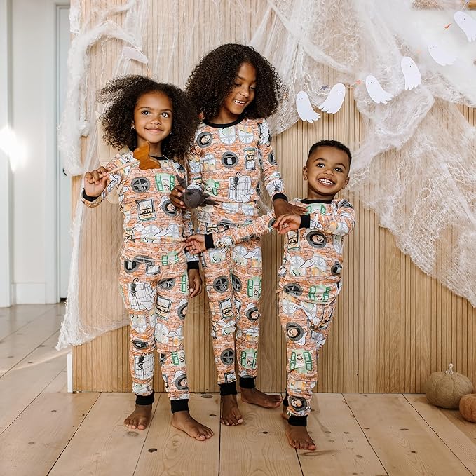 Burt's Bees Baby Boys' 2-Piece Long Sleeve Tee and Pants Organic Cotton Pajama Set