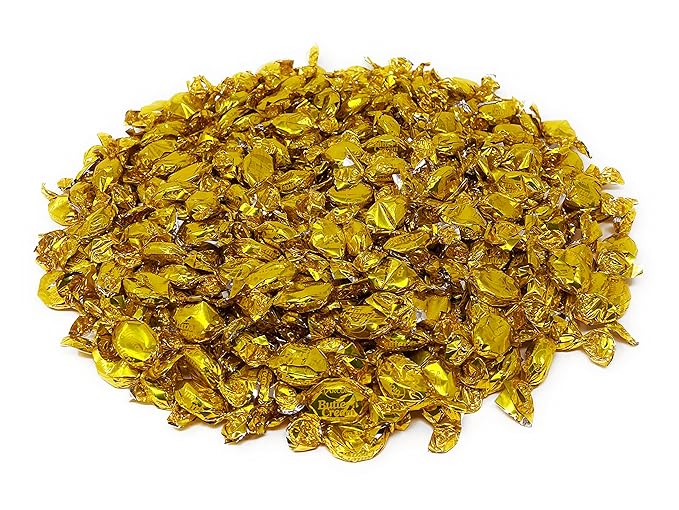 Butter Cream Hard Candy - 3 lbs - Classic Butter n' Cream Old School Butterscotch Hard Candies - Bulk American Vintage Candy Assortment - Individually Wrapped, 48 oz.
