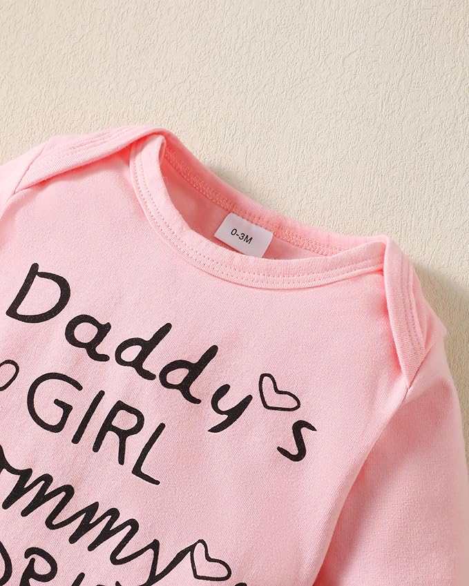 Renotemy Newborn Baby Girl Clothes Outfits Infant Romper Ruffle Floral Pants Cute Toddler Baby Girl Clothes Set