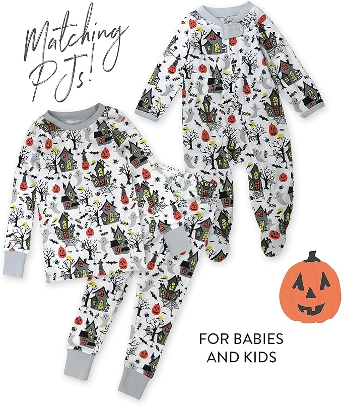 HonestBaby Baby Celebration Sleep & Play Footed One-Piece Pajama Sleeper 100% Organic Cotton