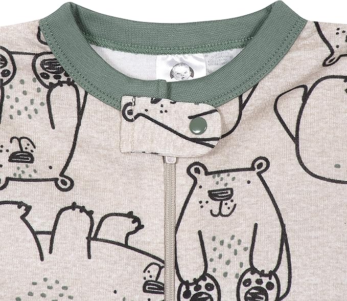 Gerber baby-boys 2-pack Snug Fit Footed Cotton Pajamas