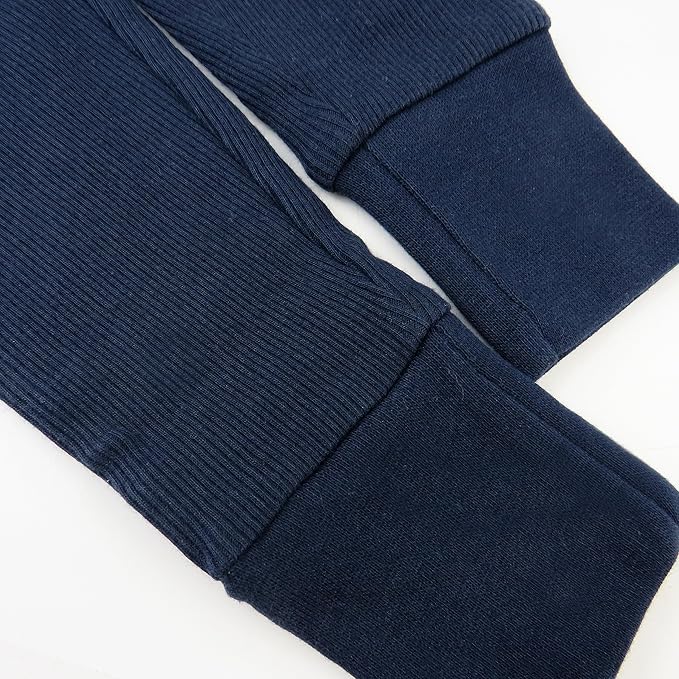 HonestBaby 4 Piece Pajamas Sleepwear Pjs 100% Organic Cotton for Infant Baby and Toddler Boys, Girls, Unisex