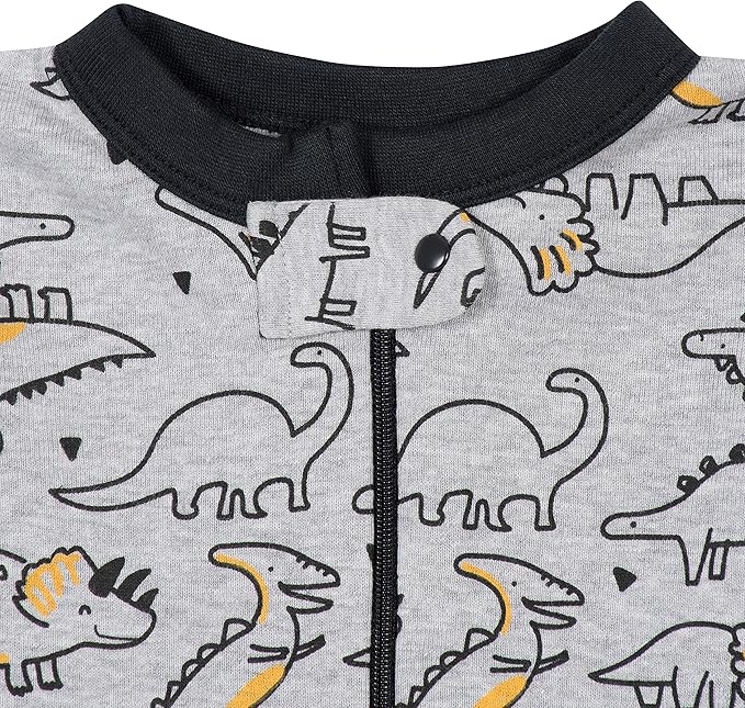 Gerber baby-boys 2-pack Snug Fit Footed Cotton Pajamas