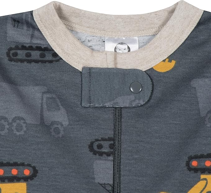 Gerber baby-boys 2-pack Snug Fit Footed Cotton Pajamas