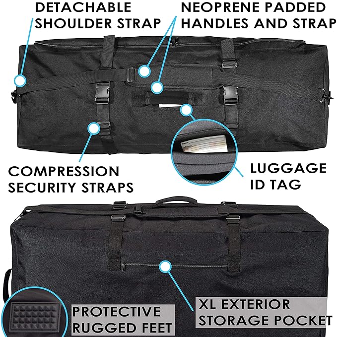 Stroller Travel Bag for Standard or Double/Dual Strollers