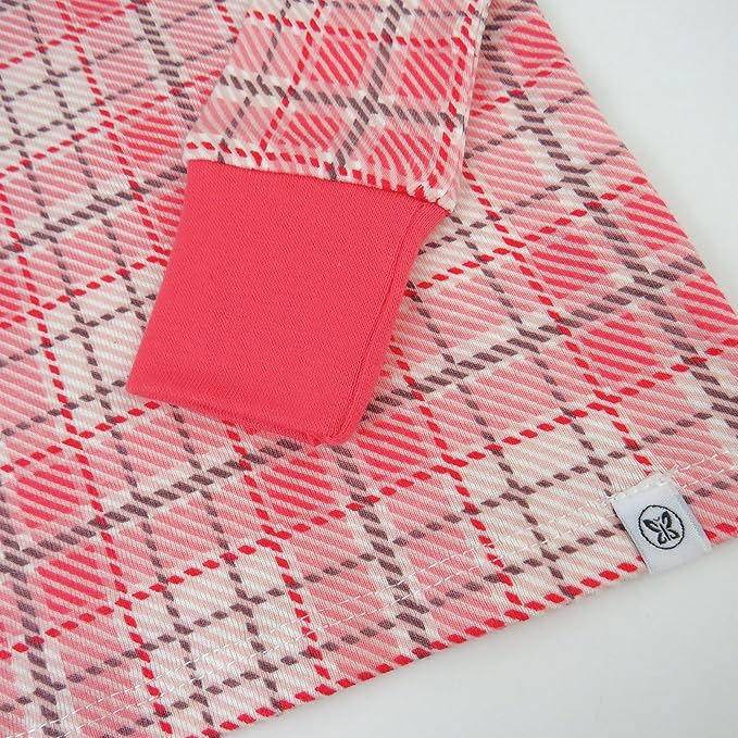 HonestBaby Classics 2-Piece Pajamas Sleepwear Pjs 100% Organic Cotton for Baby, Toddler, Kids