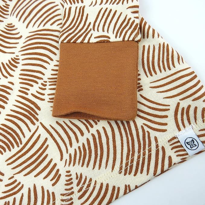 HonestBaby 4 Piece Pajamas Sleepwear Pjs 100% Organic Cotton for Infant Baby and Toddler Boys, Girls, Unisex