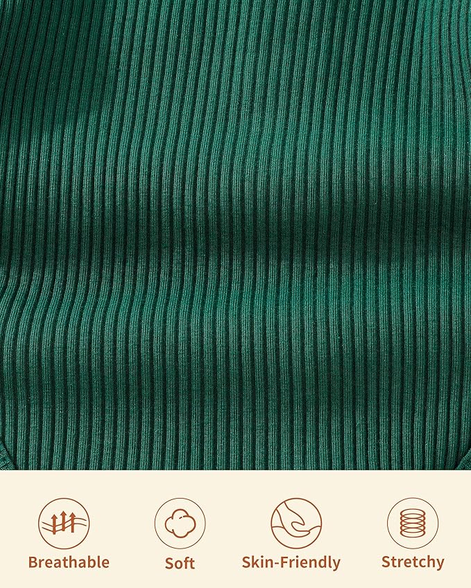 Newborn Baby Boy Girl Clothes Ribbed Knit Cotton Long Sleeve Romper Long Pant Preemie Solid Color Unisex Outfits