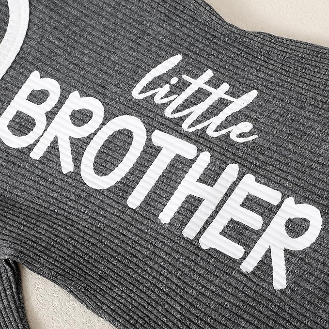 NZRVAWS Baby Boy Clothes Preemie Infant Boy Bear Outfits Jumpsuit Bodysuit Letter Print Romper